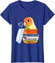 Cute Antidepressant Parrot I Green Cheek Pineapple Conure T-Shirt