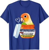 Cute Antidepressant Parrot I Green Cheek Pineapple Conure T-Shirt