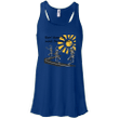 Going Down The Road Flowy Racerback Tank