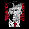La Pop Art Men'S Word Art Tank Top - Trump  - Make America Great Again