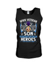 Most People Never Meet Their Heroes Gift For Wwii Veteran Son Unisex Tank Top