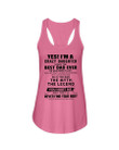 I'M A Crazy Daughter I Have Best Dad Ever Who Was Born In July Ladies Flowy Tank