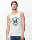 Blue Butterfly Gift For Angel Grandmai Used To Be Her Angel Unisex Tank Top