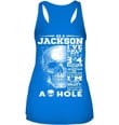 Jackson Quote Skull Shirt Ladies Flowy Tank