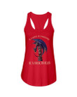 In A World Of Bookworms Be A Book Dragon Funny Gift Ladies Flowy Tank
