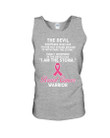 Breast Cancer Warrior- I Am The Storm Unisex Tank Top