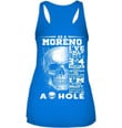 Moreno Quote Skull Shirt Ladies Flowy Tank