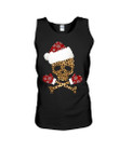 Skull Merry Christmas Gift For Christmas Black T-Shirt Unisex Tank Top