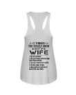5 Things You Should Know About My Wife Dog Lovers Ladies Flowy Tank