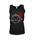 Cute Cat Face Christmas Gift For Cat Lovers T-Shirt Unisex Tank Top