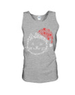 Cute Cat Face Christmas Gift For Cat Lovers T-Shirt Unisex Tank Top