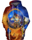 Two Wolves Dream Hoodie Bt09
