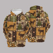 Forest And Animal Pullover Unisex Hoodie Bt06