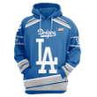 Los Angeles Dodgers Nfl Football Major League Blue Gray Men And Women 3D Full Printing Pullover Hoodie And Zippered. Los Angeles Dodgers 3D Full Printing Shirt 2020