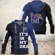 Memphis Tigers Its In My Dna 3D Hoodie Sweatshirt