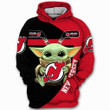 New Jersey Devils Nhl Baby Yoda Starwars Men And Women 3D Full Printing Hoodie Zip Hoodie Sweatshirt T Shirt. Yoda Baby Yoda Starwars 3D Full Printing Hoodie Shirt
