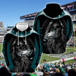 Philadelphia Eagles Nfl Football Skull Hold Logo 3D Hoodie For Men For Women Philadelphia Eagles All Over Printed Hoodie. Philadelphia Eagles 3D Full Printing Shirt