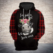 I'M Just A Girl Who Loves Cows Unisex Hoodie Bt14