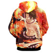 Ace Fire Storm 3D Hoodie - Jacket - One Piece