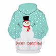 Happy Snowman Christmas Hoodie - Sweatshirt, Hoodie, Pullover