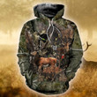 Deer Hunting Unisex 3D Hoodie All Over Print Kmbqq