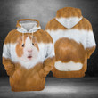 Funny Guinea Pig Back And Front View Hoodie Bt07