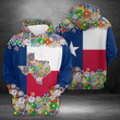 Awesome Texas Flower Pullover Unisex Hoodie Bt14