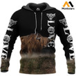 Farm Highland Cattle Unisex 3D Hoodie All Over Print Hamay