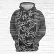 Horse Division Unisex 3D Zip Hoodie All Over Print Kbaos