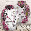 Country Girl Deer Hunting Unisex 3D Hoodie All Over Print Kmcho