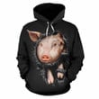 Pig Pig The Breakthrough Unisex 3D Hoodie All Over Print Kmaor