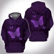 Animal Mandala Butterfly Unisex 3D Hoodie All Over Print Kmauh