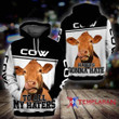 Cow To All My Hater Pullover Unisex Hoodie Bt05