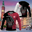 Personalized Name Poland Eagle And Coat Of Arms Pullover Unisex Hoodie Bt13