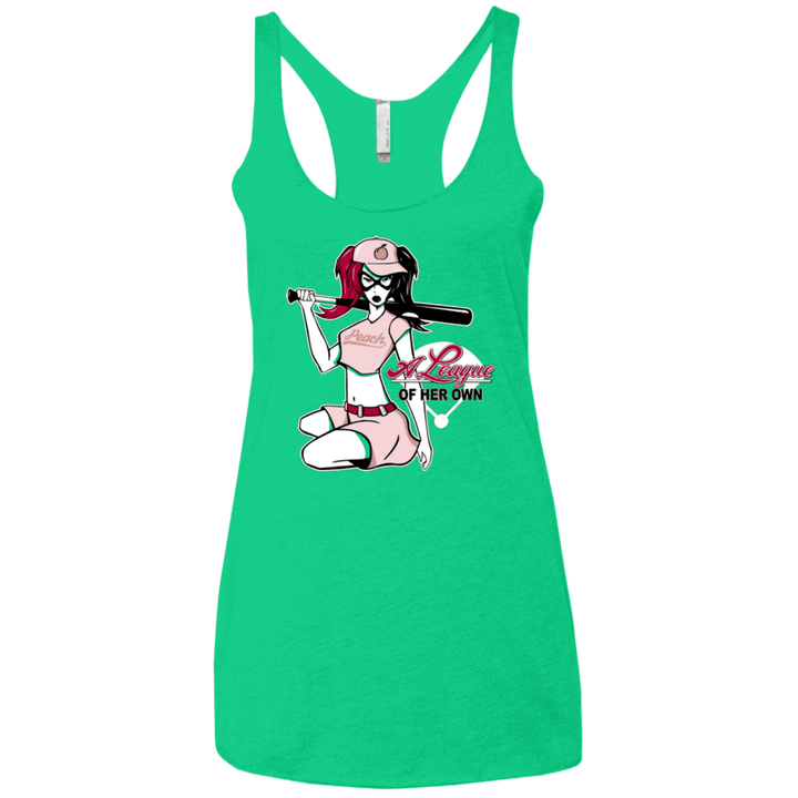 League Of Her Own Womens Triblend Racerback Tank