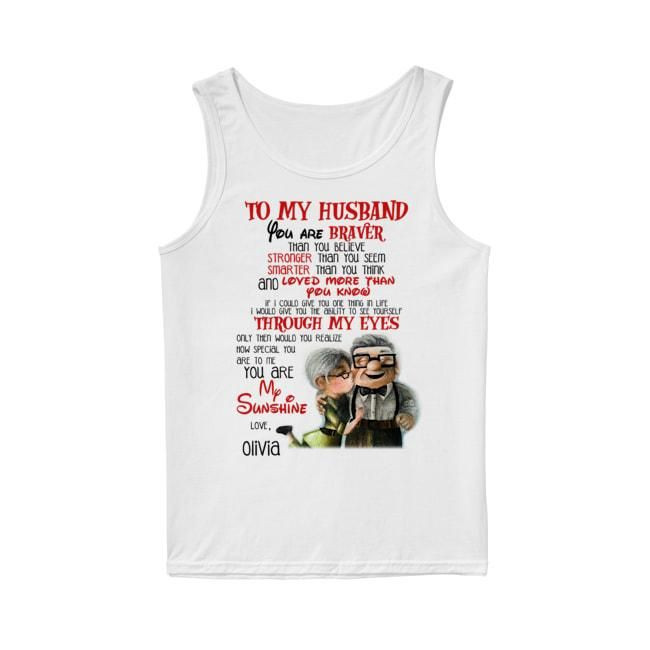 Gift For Husband Your Are My Sunshine Unisex Tank Top