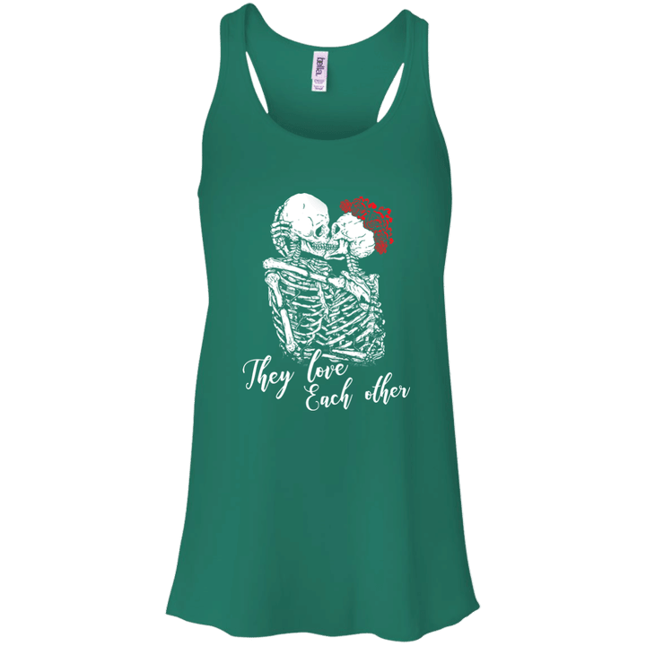 They Love Each Other Flowy Racerback Tank