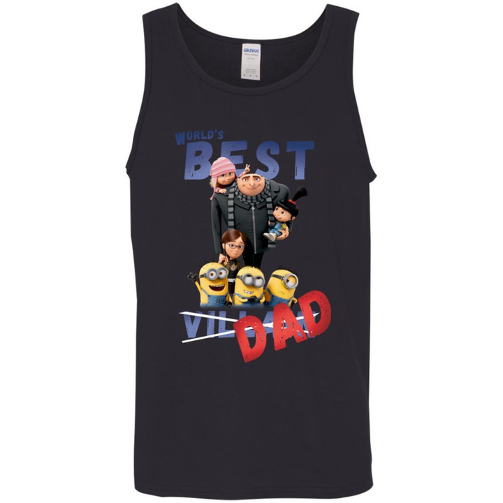 Despicable Me World’S Best Dad Gru Fathers Day Gift Mens Tank Top