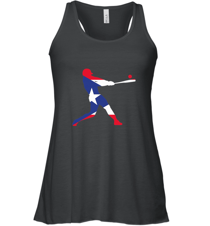 Puerto Rico Baseball Shirt  Cute Famous Island Game Gift Women’S Racerback Tank