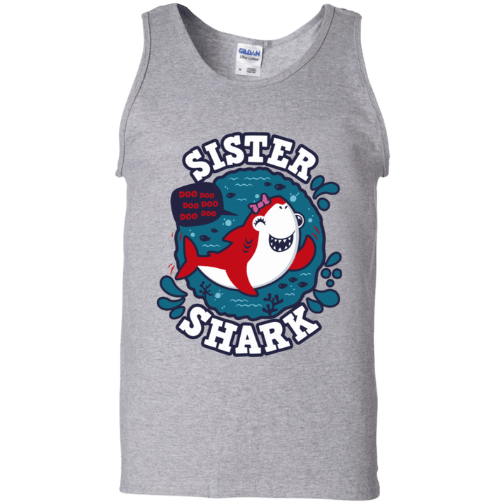 Shark Family Trazo - Sister Mens Tank Top