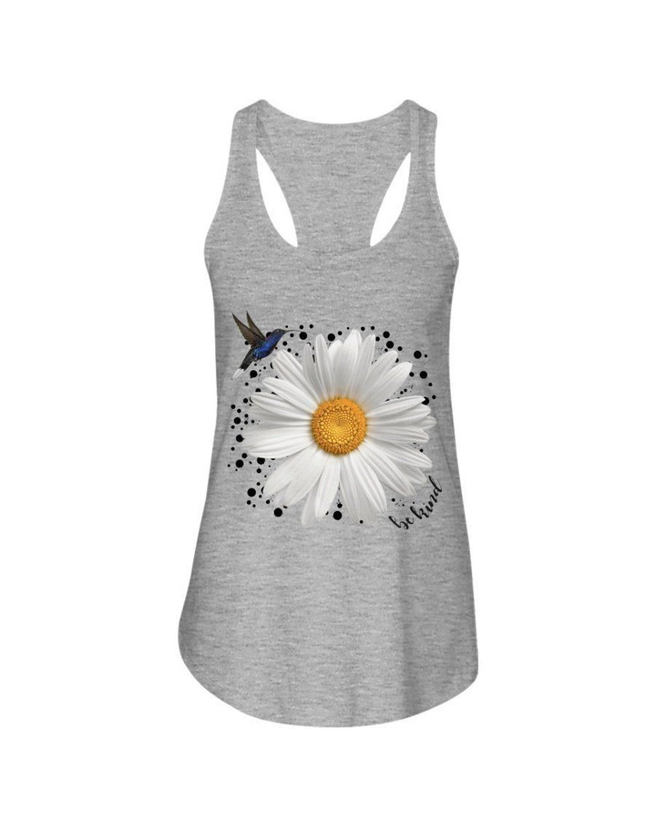 Market Trendz Be Kind With Sunflower Gift For Humming Lovers Ladies Flowy Tank