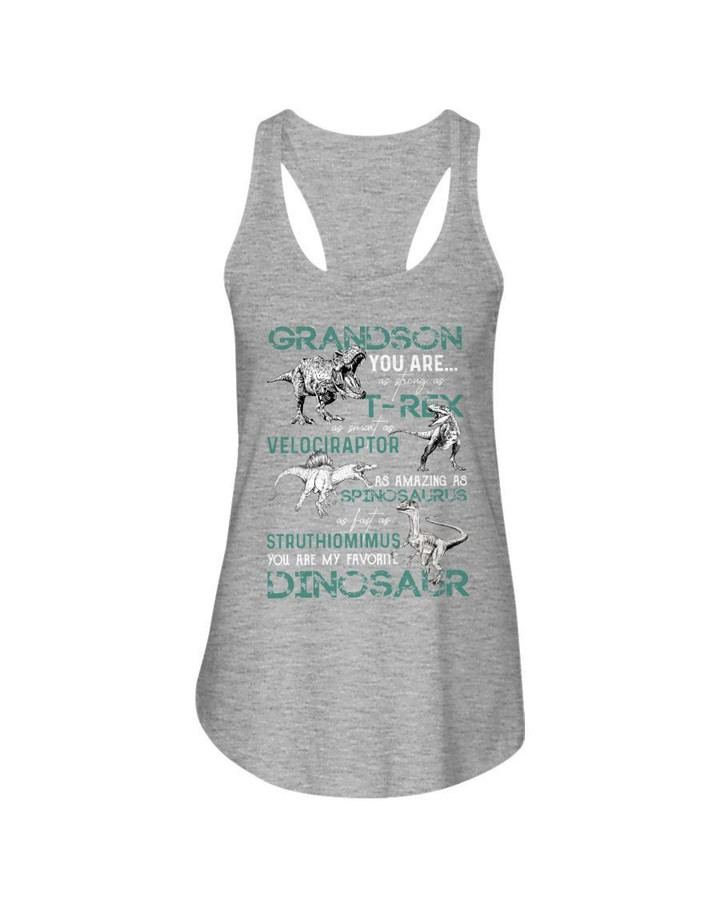 Market Trendz Gift For Grandson You Are As Smart As Velociraptor Ladies Flowy Tank