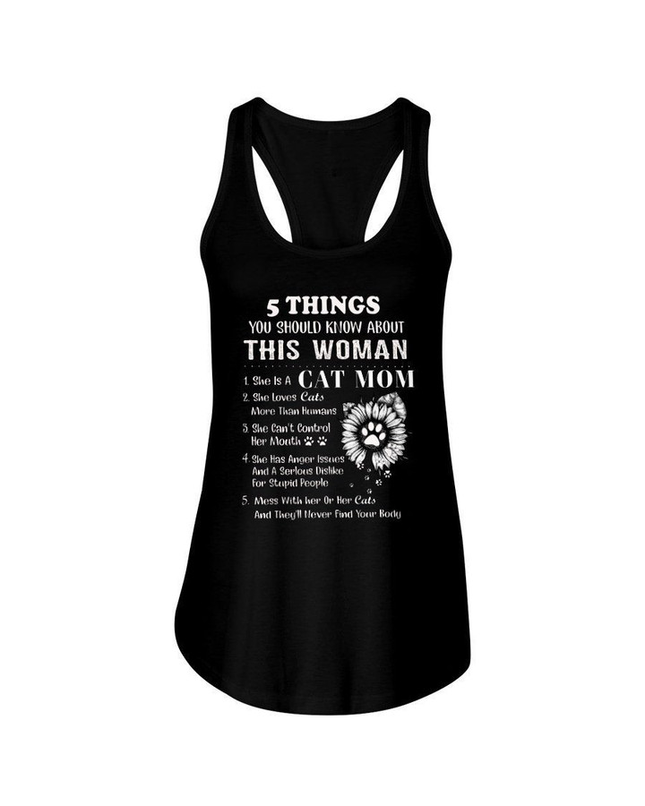5 Things You Should Know About This Woman Cat Mom Ladies Flowy Tank