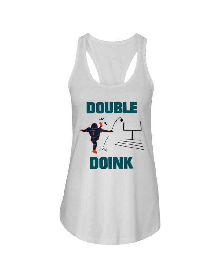 The Double Doink Football Cool Design Ladies Flowy Tank
