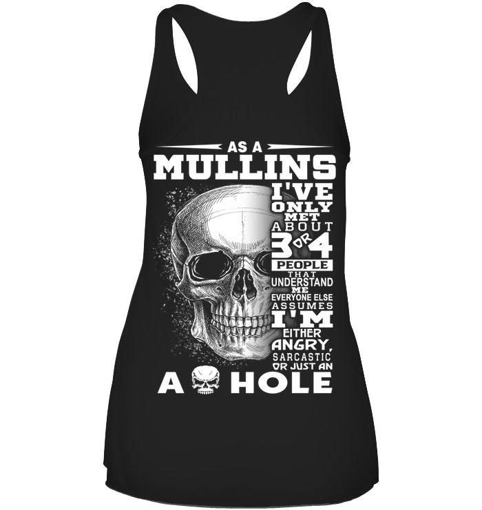 Mullins Quote Skull Shirt Ladies Flowy Tank