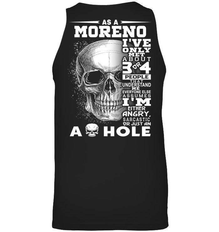 Moreno Quote Skull Shirt Unisex Tank Top