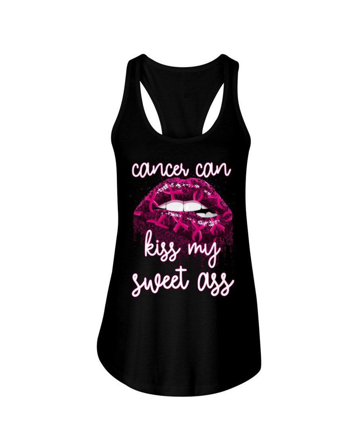 Cancer Can Kiss My Sweet Ass Ladies Flowy Tank