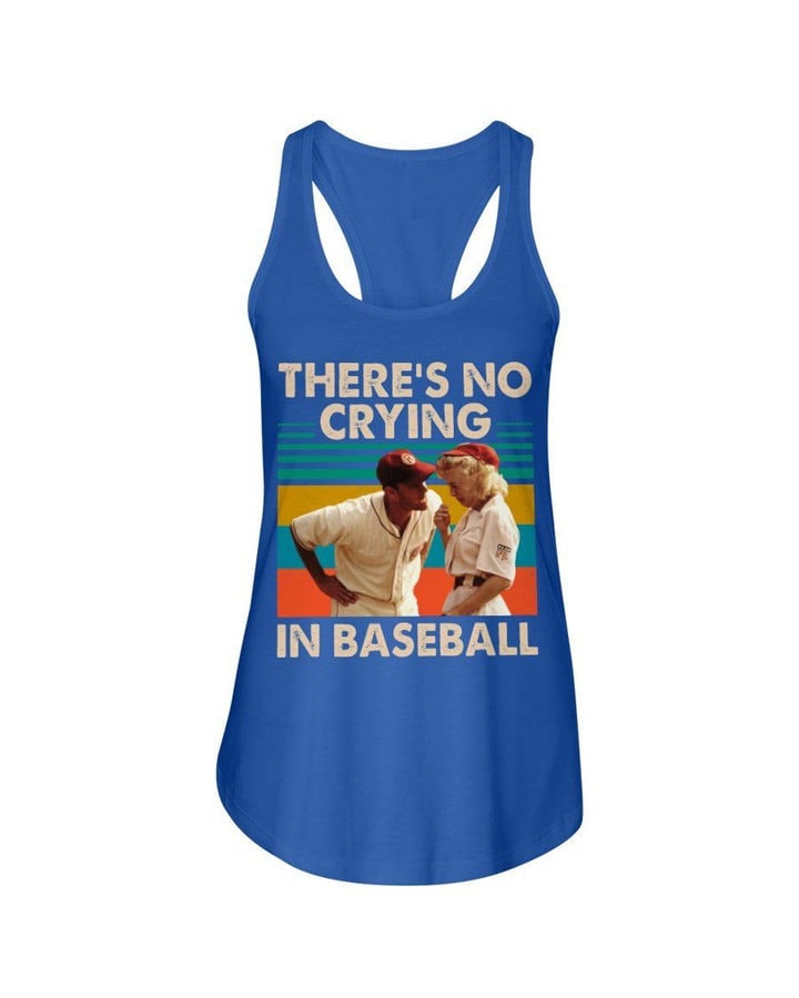 There No Crying In Baseball - Ladies Flowy Tank - Youth Tee