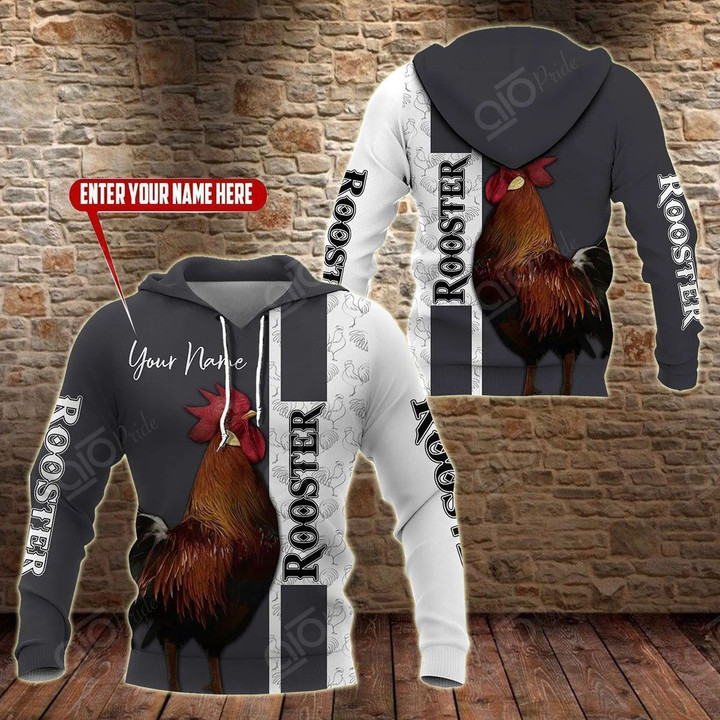 Customize Rooster Unisex Hoodies Bt13