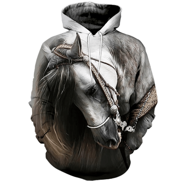 Horse 3D All Over Printed Hoodie Shirt For Men And Women Horse Hoodie Zip Hoodie T Shirt
